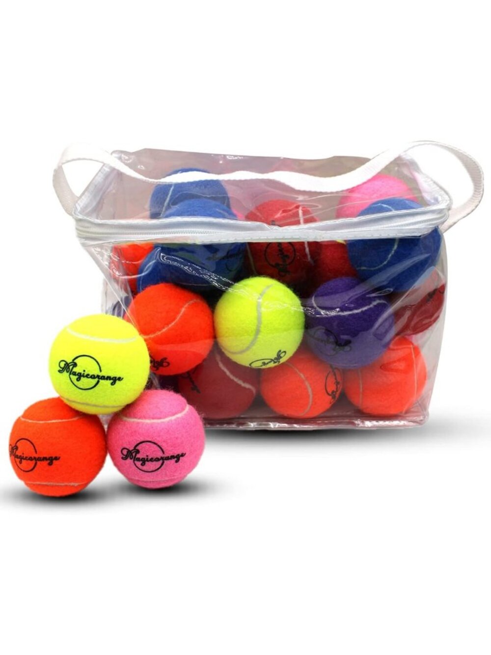 Tennis Balls for Training & Pet Play - 30/60 Bulk Pack, Durable & Fun